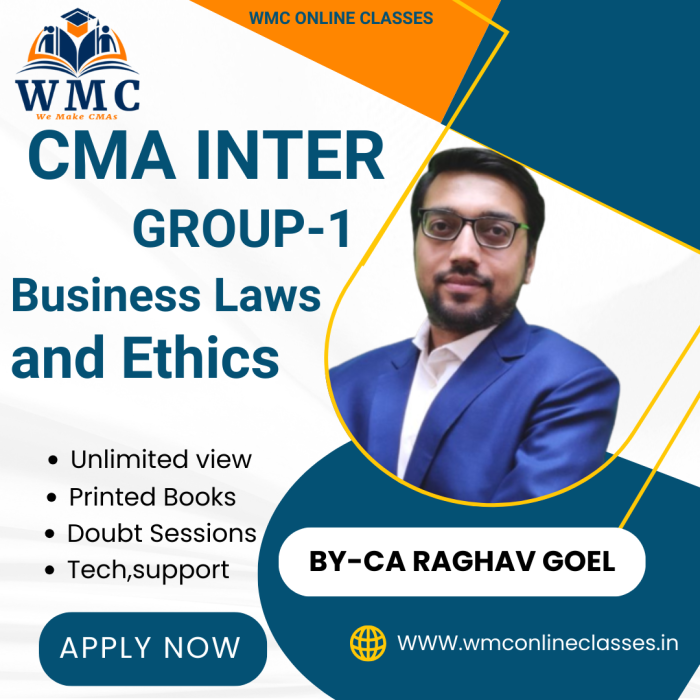 CMA Inter Group 1 Business Laws And Ethics