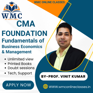 CMA Foundation Fundamentals Of Business Economics & Management