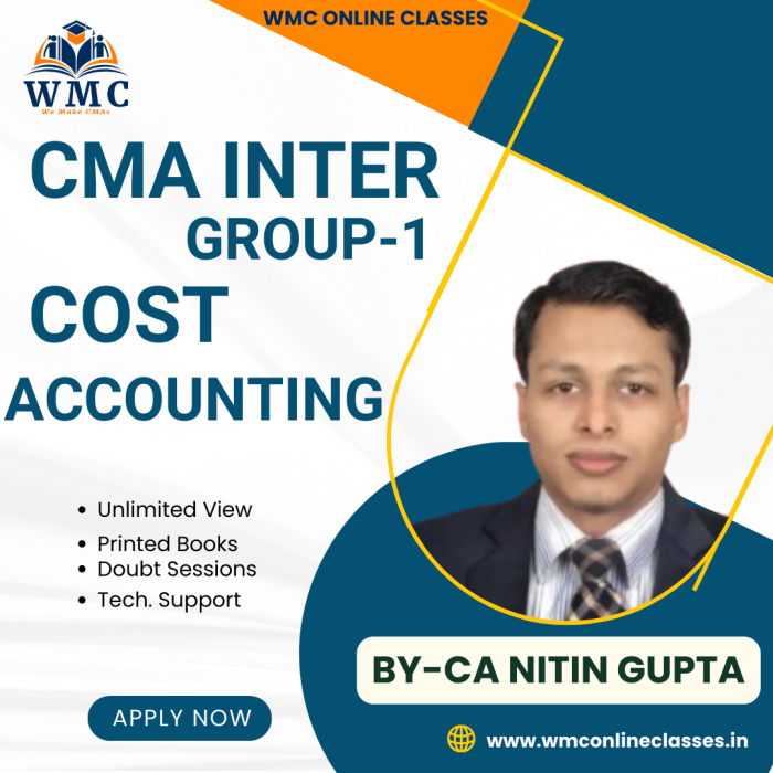 CMA Inter Group 1 Cost Accounting