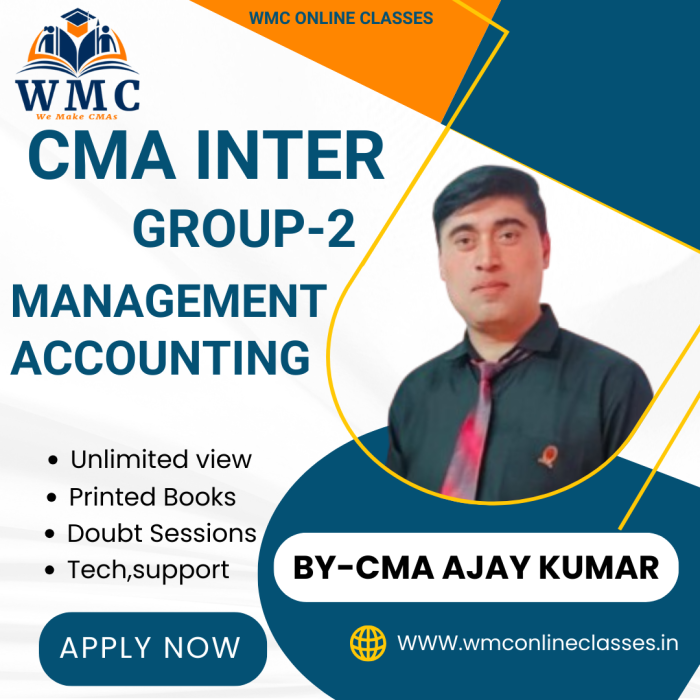 CMA Inter Group 2 Management Accounting