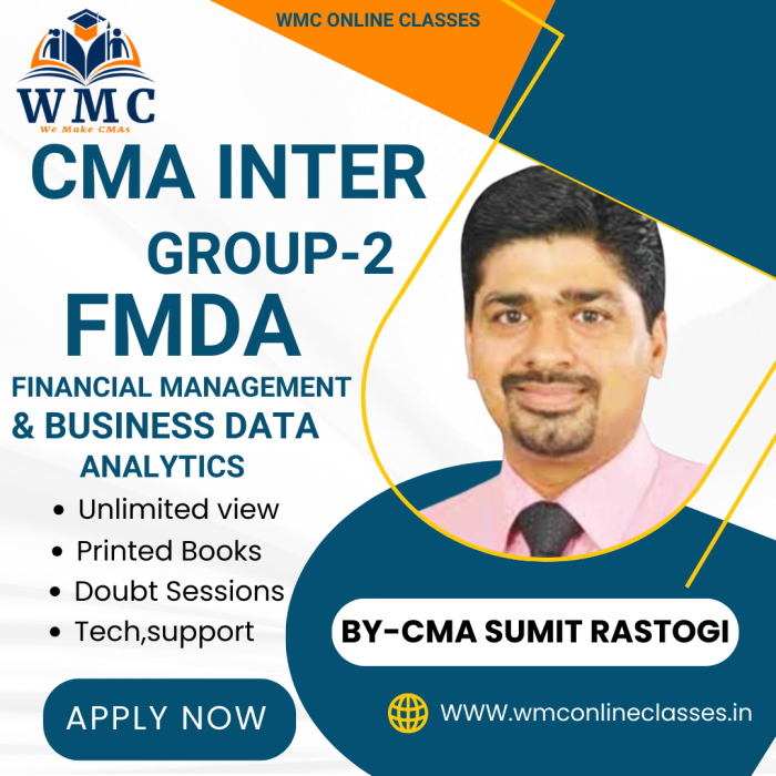 CMA Inter Group 2 Financial Management & Business Data Analytics