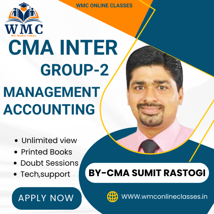 CMA Inter Group 2 Management Accounting