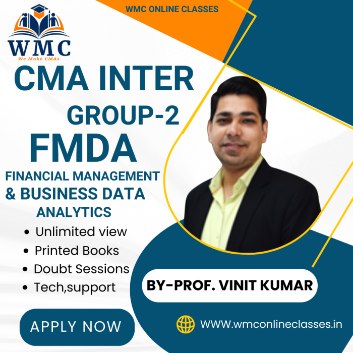 CMA Inter Group 2 Financial Management & Business Data Analytics