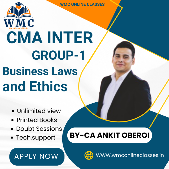 CMA Inter Group 1 Business Law & Ethics