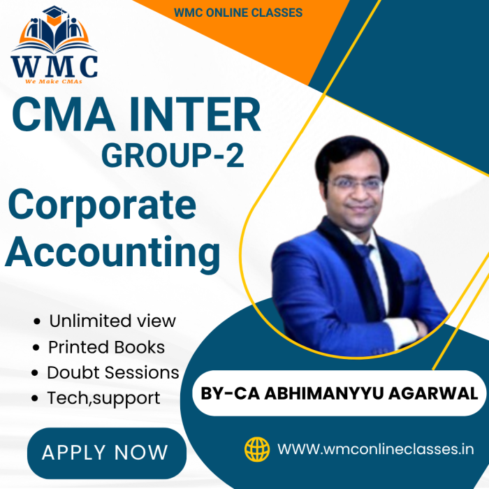 CMA Inter Group 2 Corporate Accounting