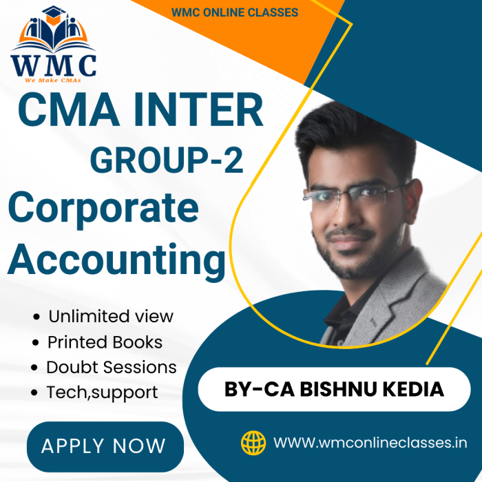 CMA Inter Group 2 Corporate Accounting