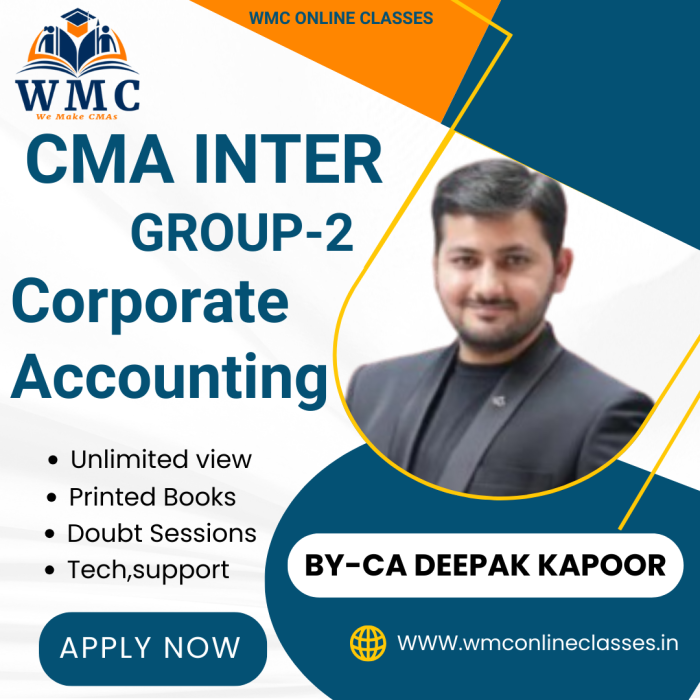 CMA Inter Group 2 Corporate Accounting