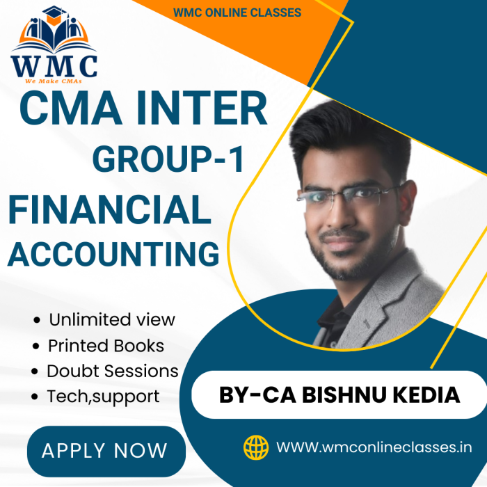 CMA Inter Group 1 Financial Accounting