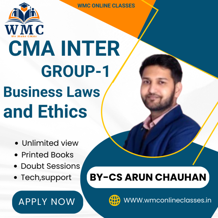 CMA Inter Group 1 Business Law & Ethics