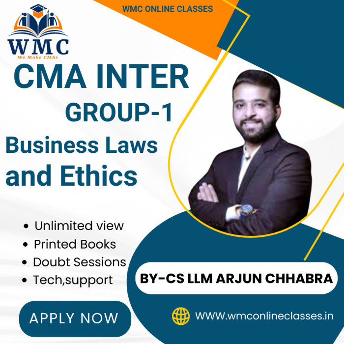 CMA Inter Group 1 Business Law & Ethics