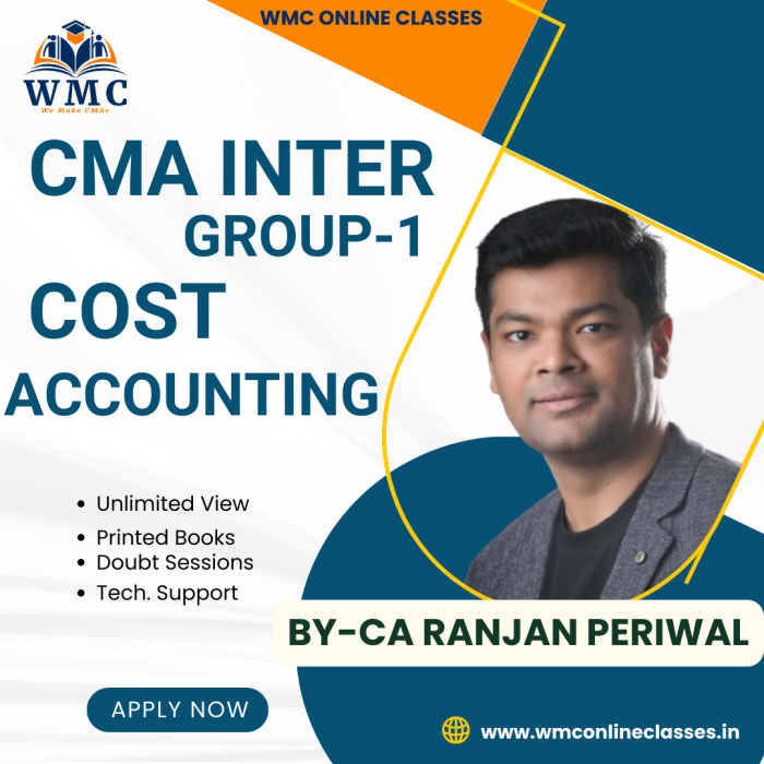 CMA Inter Group 1 Cost Accounting