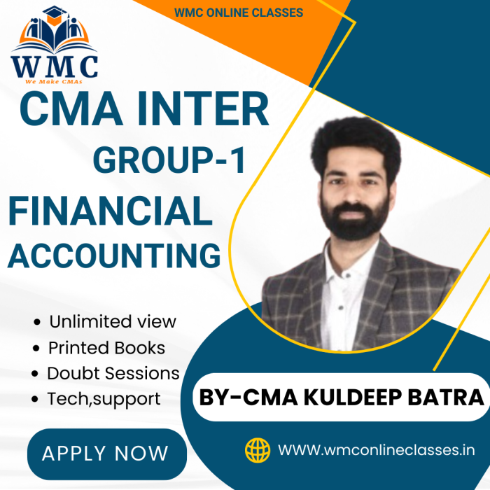 CMA Inter Group 1 Financial Accounting